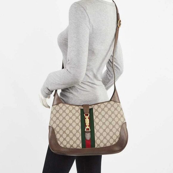 Balenciaga x Gucci Beige/Ebony Coated Canvas/Leather The Hacker Project 1961 ... - Picture 2 of 10